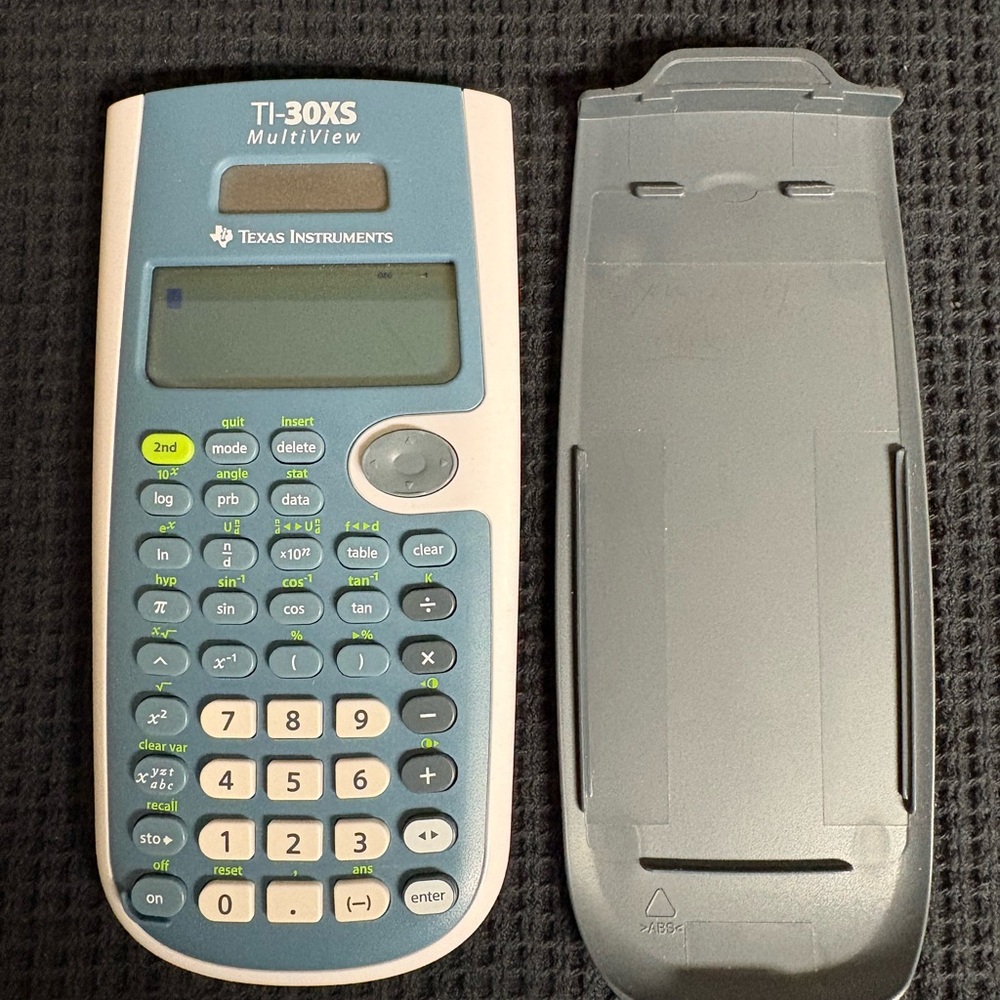 Texas Instruments TI-30XS MultiView Calculator - Blue and Gray